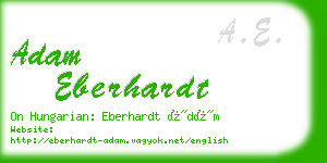 adam eberhardt business card